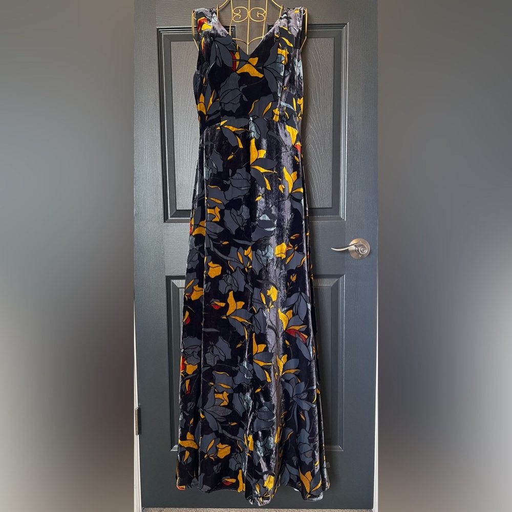 French Connection Velvet Burnout Dress